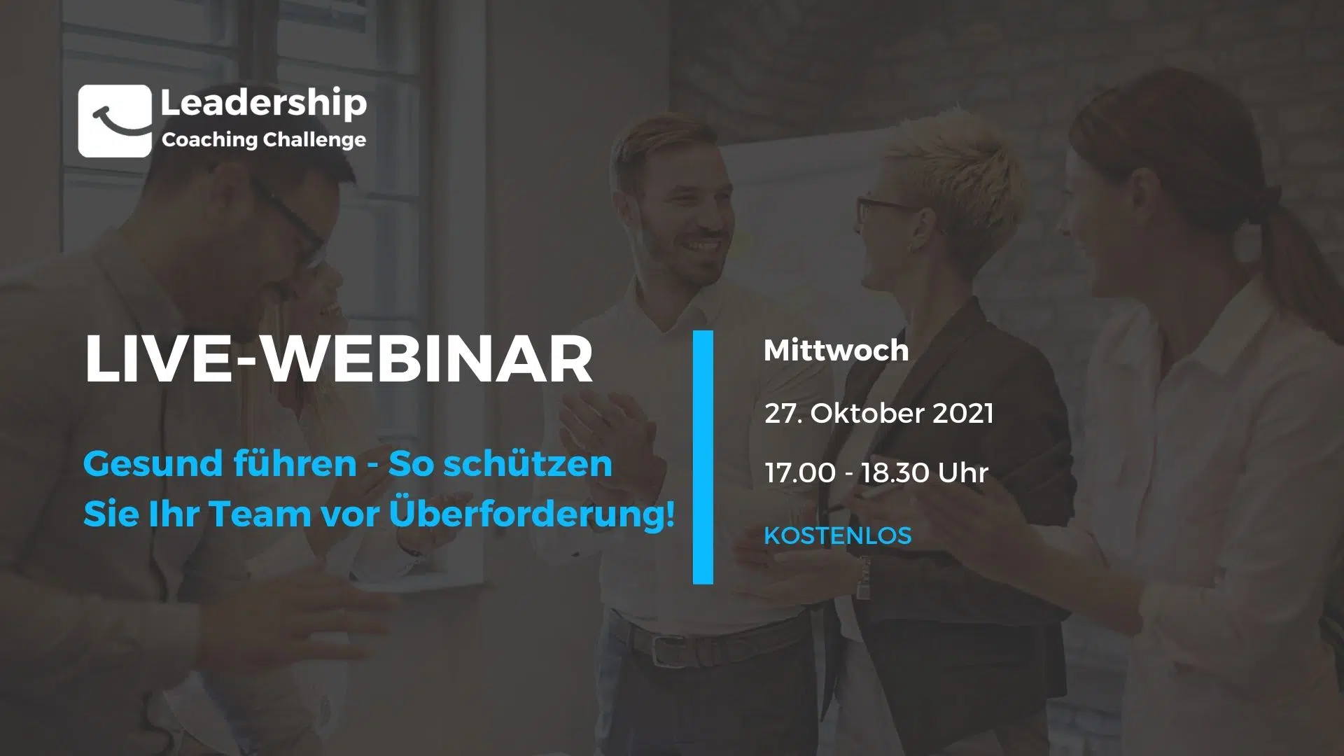 LIVE-Webinarankündigung Gesund Führen